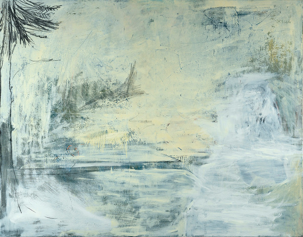 Sybille Rath: Landschaft mit Baum